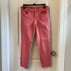 Lauren Conrad coral jeans.   Good preloved condition with some wash wear